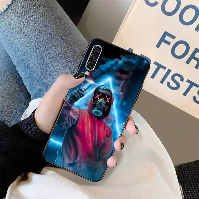 

Luxury DJ Marshmallow Phone Case For Samsung A40 A41 A50 A51 A71 A20S S8 S9 Plus note 20 ultra