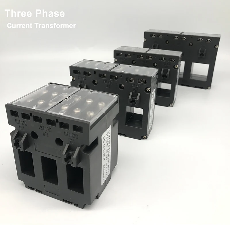 3 трехфазный трансформатор тока 100A/150A/200A/500A/5A AC Работает с CM1 MCCB и