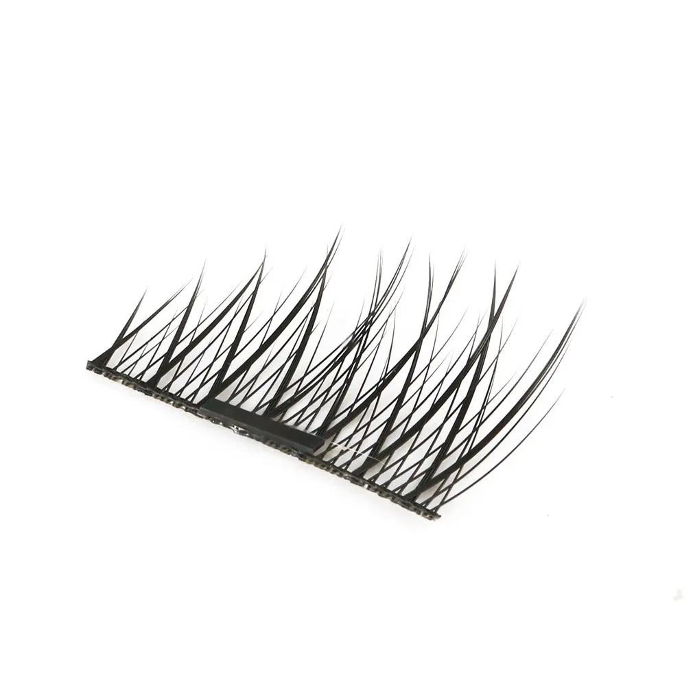 3D одиночные магнитные Накладные ресницы ручной работы Искусственные удлинение