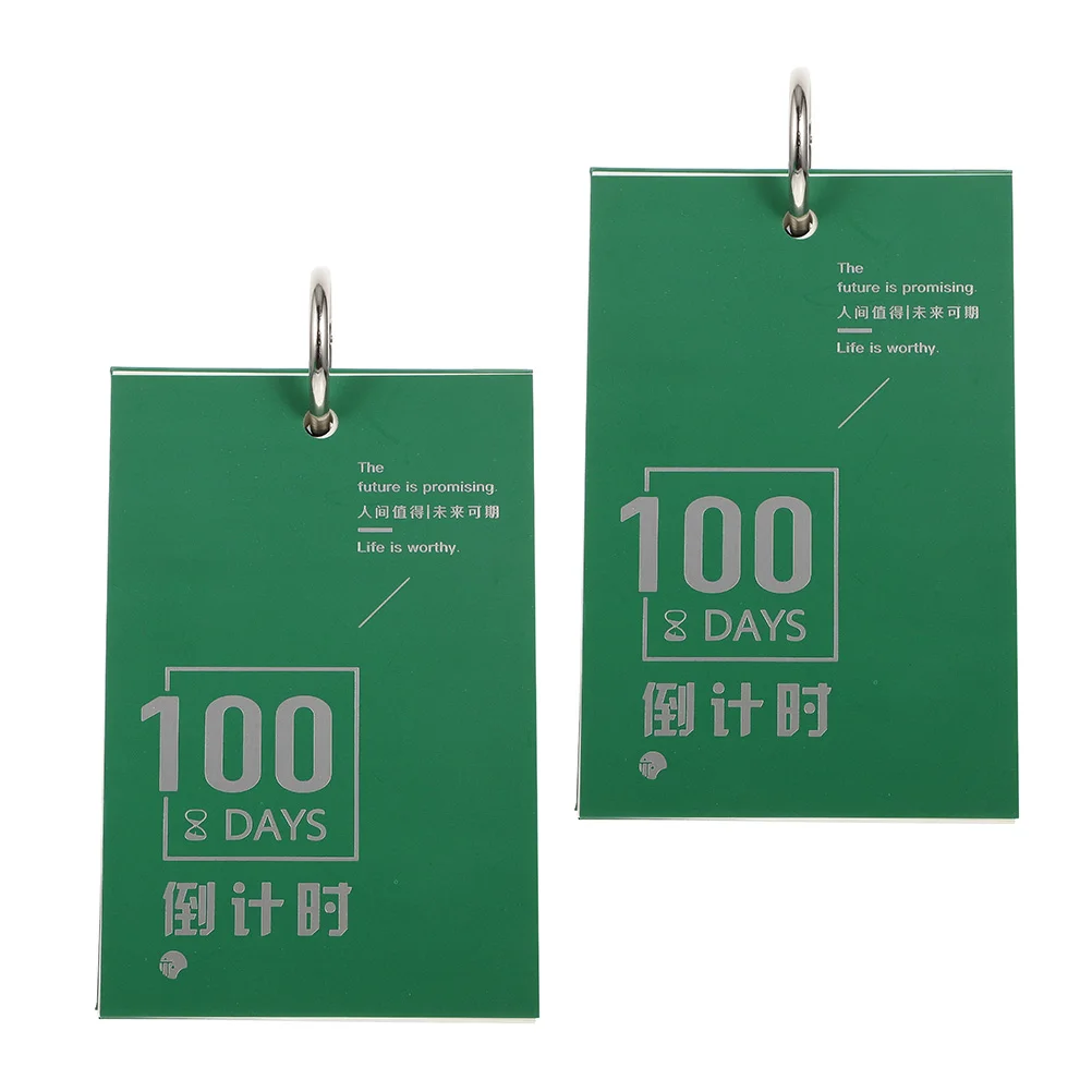 

2 шт. бумажные календари обратного отсчета, настольные календари, планер для планшетов