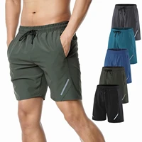 new solid color sports pants quick drying mens running fitness shorts summer thin casual pants