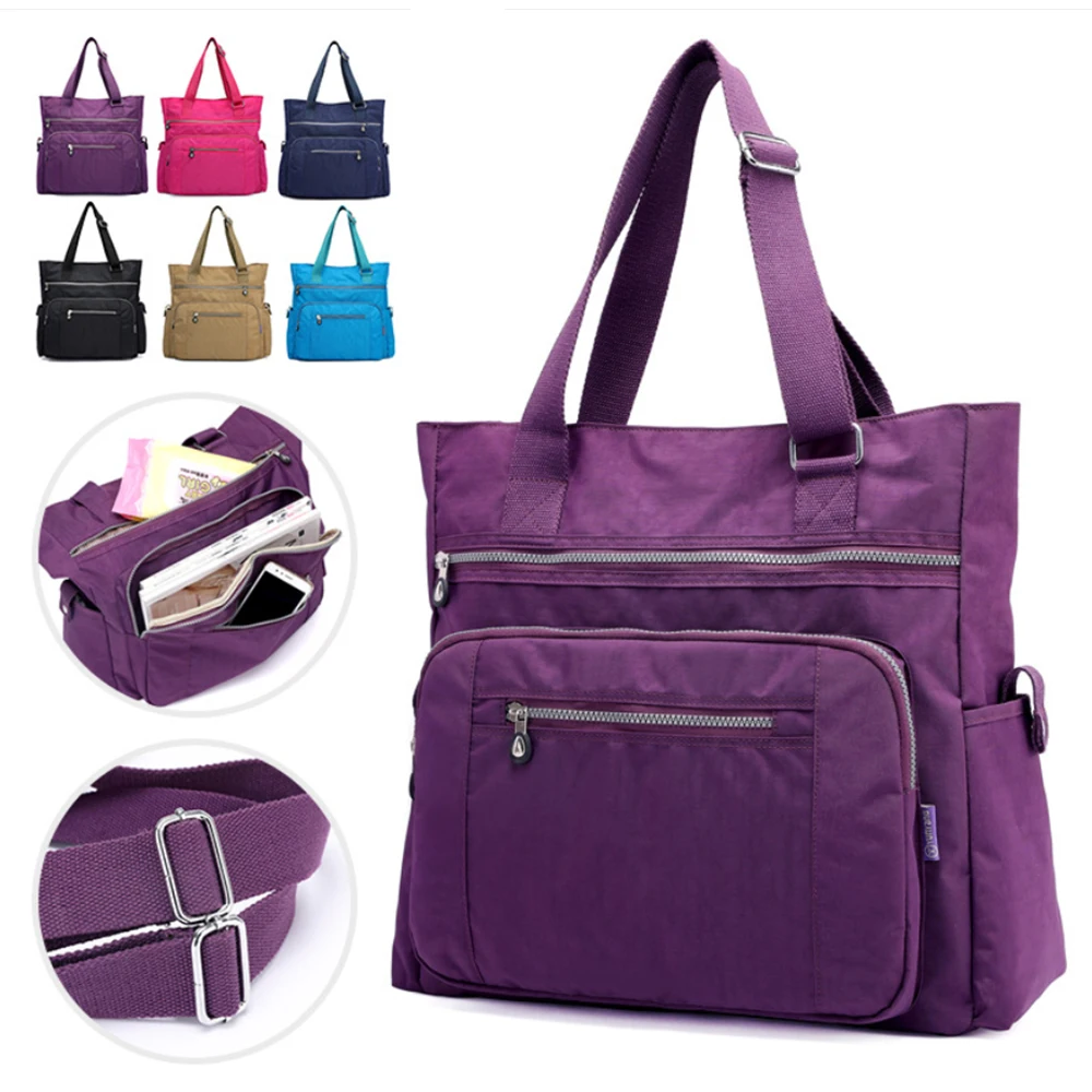 

Waterproof Women's Travel Duffle Bags, Ladies Weekend Overnight Carry on Shoulder Tote Bag Holdall Luggage Bags