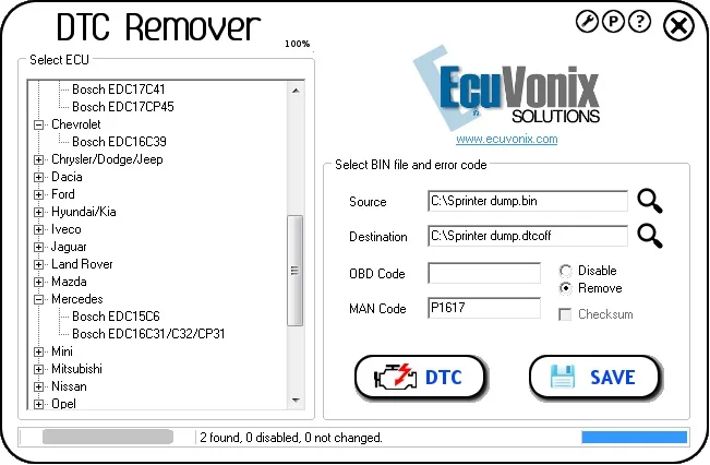 DTC Remover 1.8.8.5 [01 11 2018] обновляемый + USB модем|keygen|liebherr |