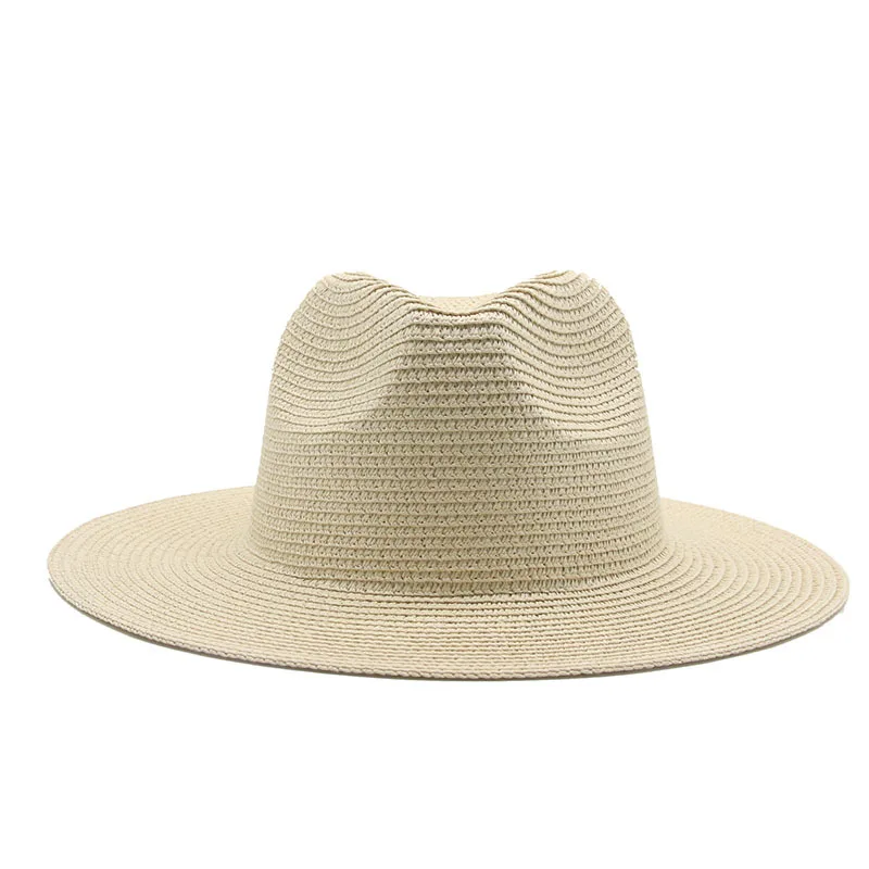 Шляпа женская Соломенная с широкими полями модная пляжная Панама в стиле джаз