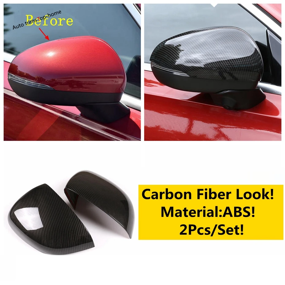 

Rearview Mirror Protective Caps Cover Trim Carbon Fiber Look Exterior Kit For Mercedes Benz A Class W177 A200 A220 2019 - 2021