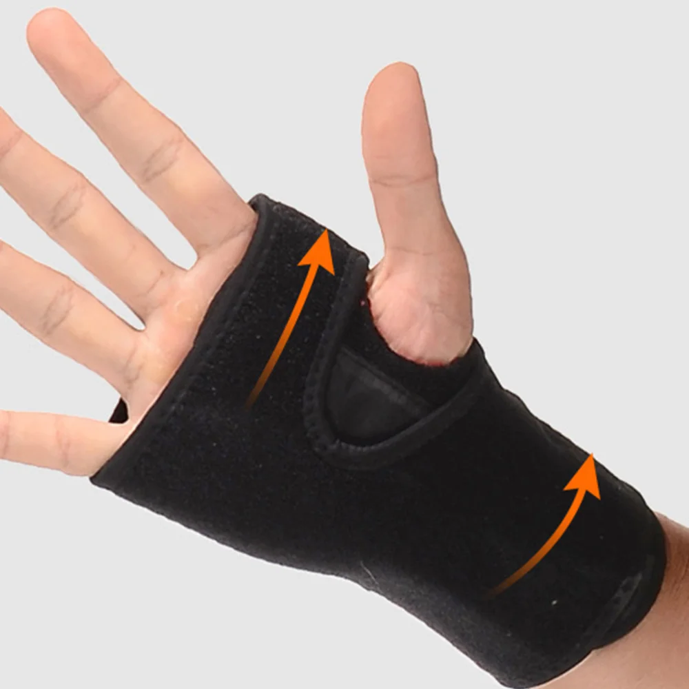 

Fixed Detachable Adjustable Wristband Hand Support Hand Brace Sports Wristband Lengthen Wrist Guard Breathable Bands with Splint
