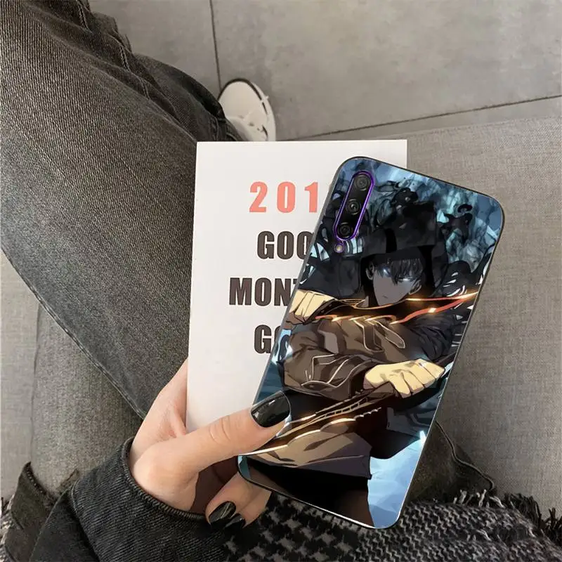 

FHNBLJ Solo Leveling Phone Case For Huawei Y6 7prime 9prime Y5 2019 Y5 Y6Prime 2018 Nova 3E mate10 20lite 20Pro funda case