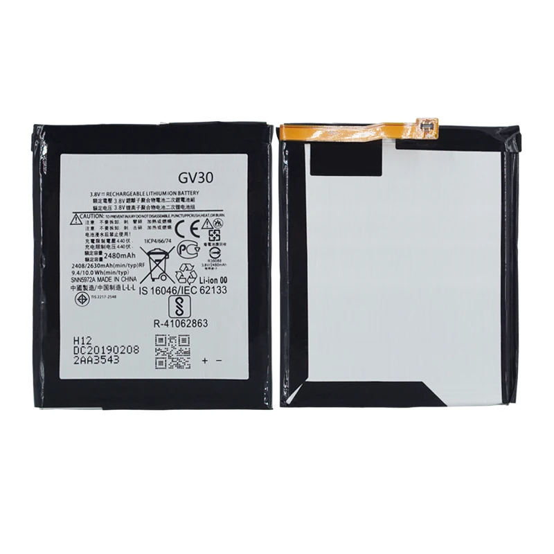 

100% New Original Battery GV30 For Motorola Moto Z Droid XT1650-01 XT1650-03 XT1650-05 SNN5972A 2480/2630mAh