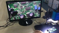 350 x 350mm big field vision PCB SMT Detection autofocus electric microscope