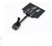 tarjeta borrable de pvc negra para supermercado etiqueta de precio pizarra letrero clip portaetiquetas de plstico