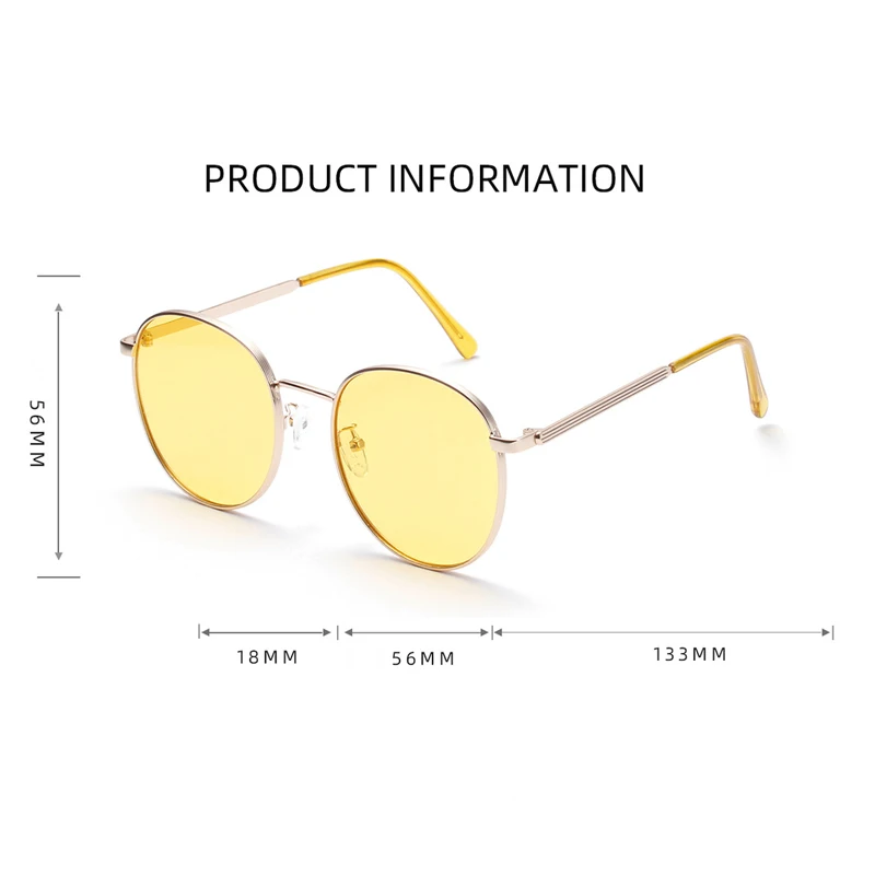 

Iboode 2020 New Sunglasses Women Brand Designer Small Square Sunglasses Men Metal Frame Driving Fishing Glasses Zonnebril Mannen