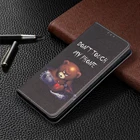 Симпатичный кожаный чехол для Xiaomi Mi 10T Lite Pro, милый мультяшный рисунок, Магнитный флип-чехол-книжка, чехол для Poco X3 NFC M3 M2 Pro