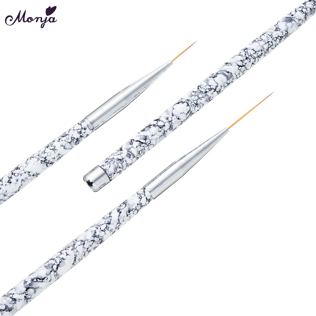 3 шт. кисточки для рисования с мраморной ручкой 11/15/20 мм | Красота и здоровье