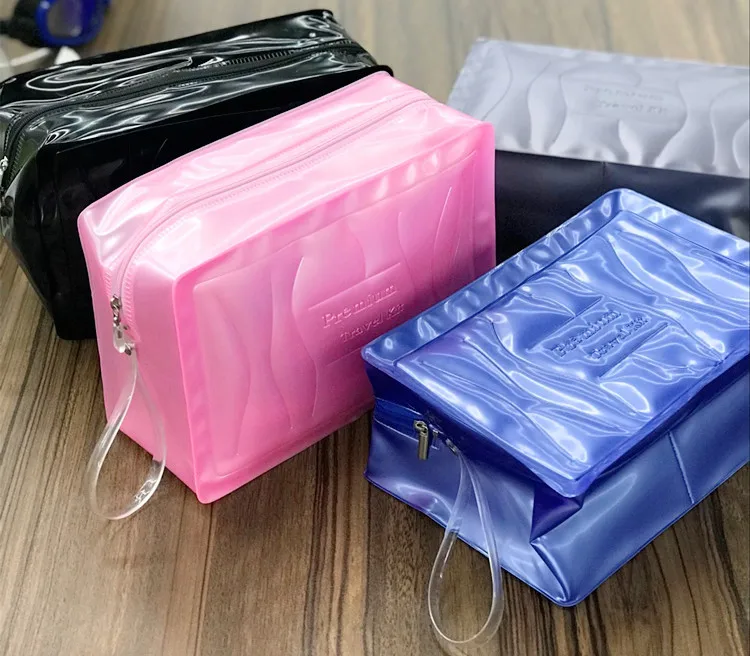 

Transparent PVC Organizer Sack Swimsuit Wash Gargle storage Pool Beach Bags Swimming Gym Bag Waterproof Handbags
