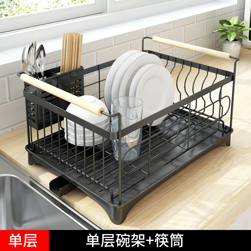 Нержавеющая сталь для выпечки краски мойки дренажная полка кухни 2 этажные