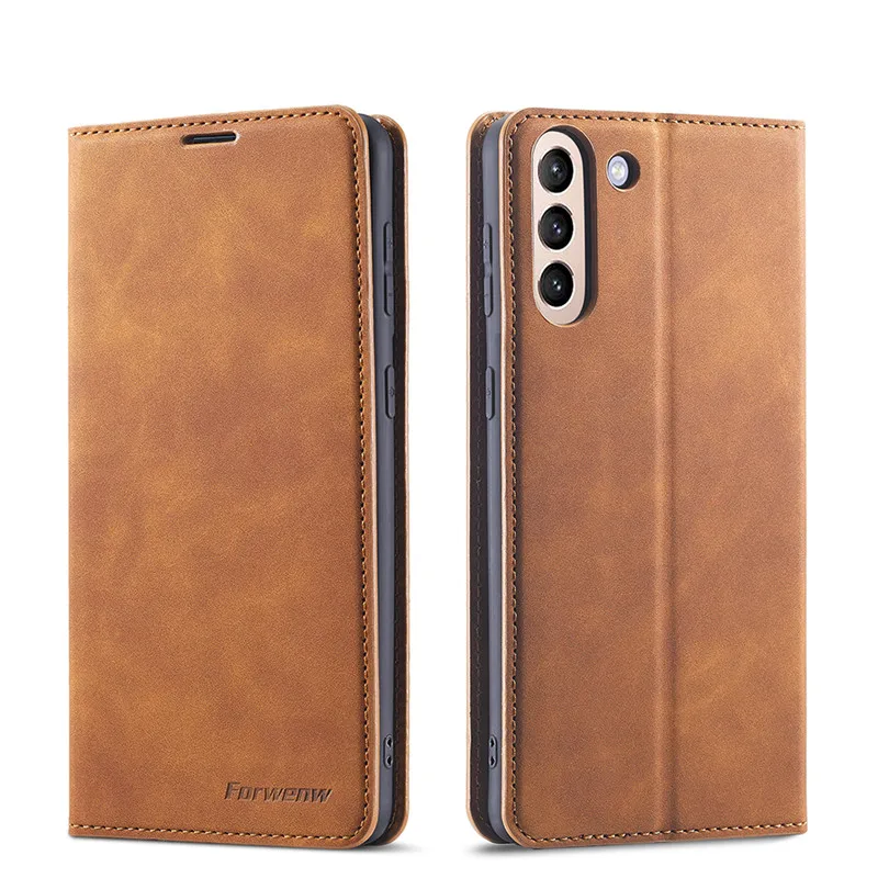 

For Hoesje Samsung S21 Plus Case Leather Vintage Phone Cases On Samsung Galaxy S21 Ultra Case Flip Wallet Cover For Samsung S 21