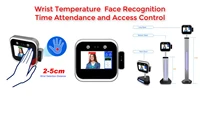 timmy tm df05tw dynamic 3d face recognition camera rfid access control wrist temperature sensor