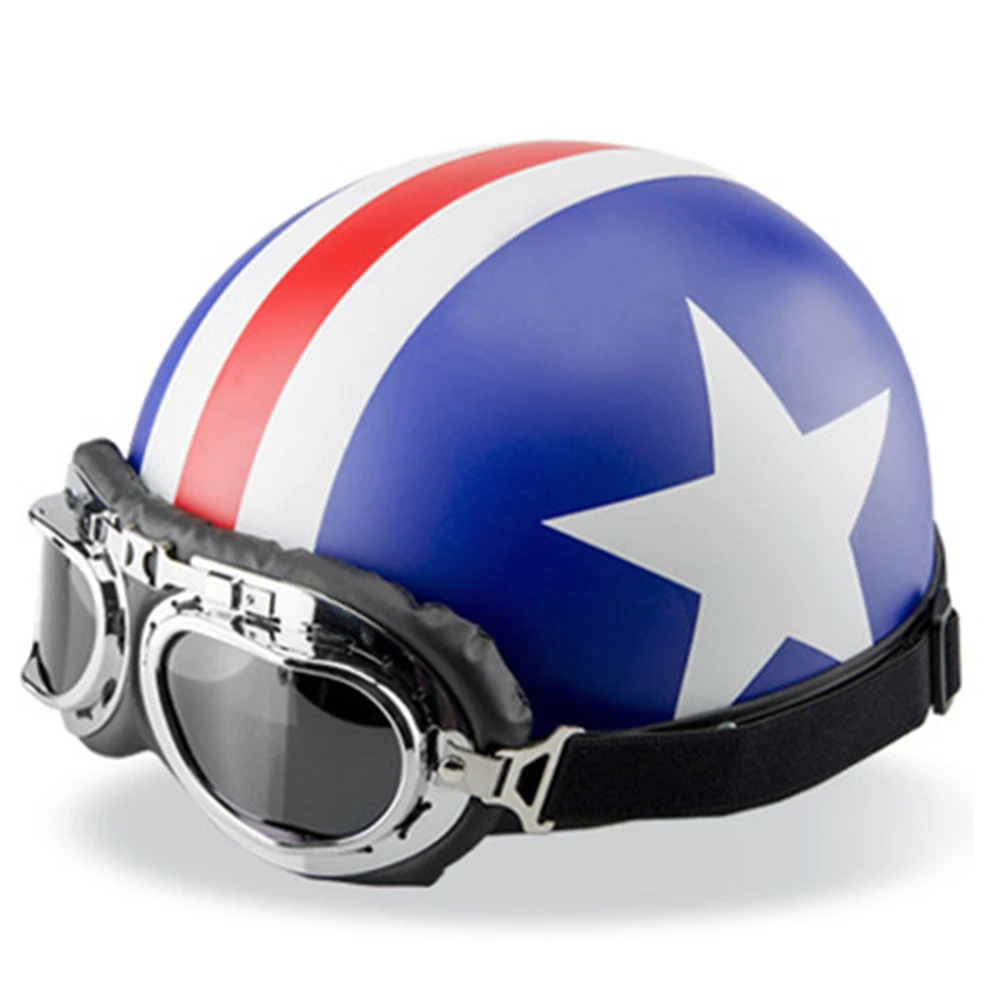 

Мотоциклетный шлем унисекс, винтажный шлем для езды на мотоцикле