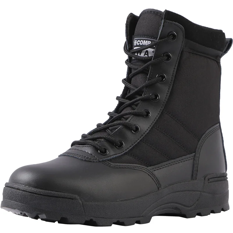 Новые военные кожаные ботинки для мужчин боевые пехота тактические солдаты