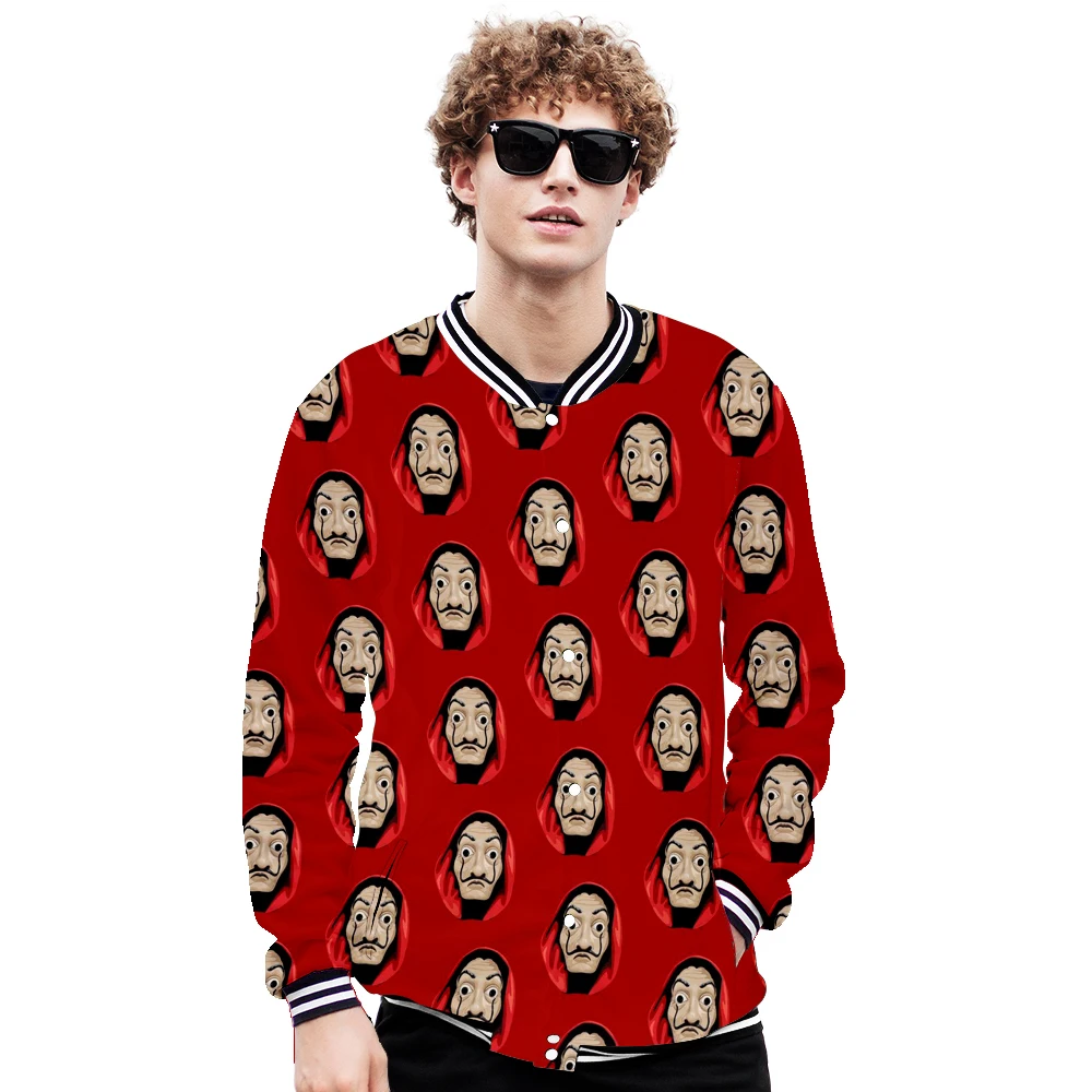 

Baseball Jacket Coat 3D Jackets and Coat Tops Long Sleeve 4XL Casual Button Man's Clothes Fashion Sport Men Women Plus Size