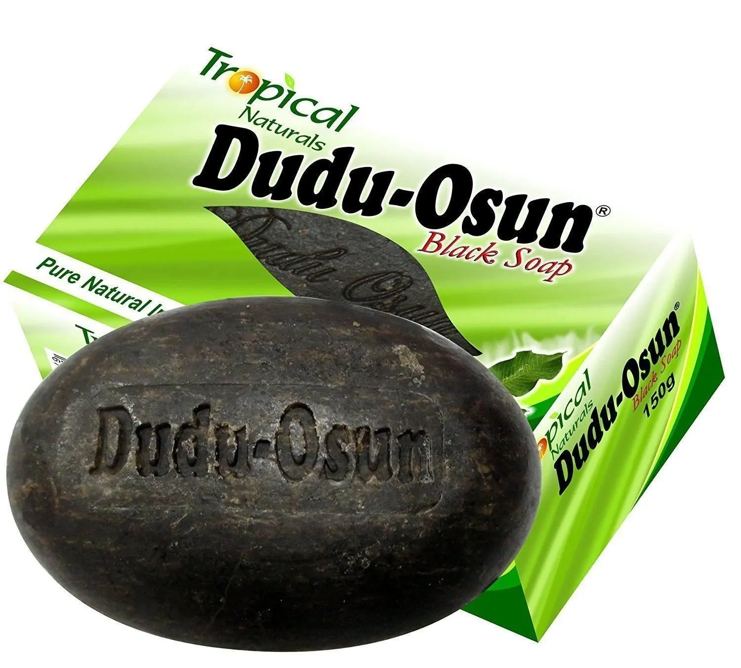

150g Dudu Osun Pure Organic African Black Soap Effective for Acne Treatment Eczema Dry Skin Scar Removal Dandru