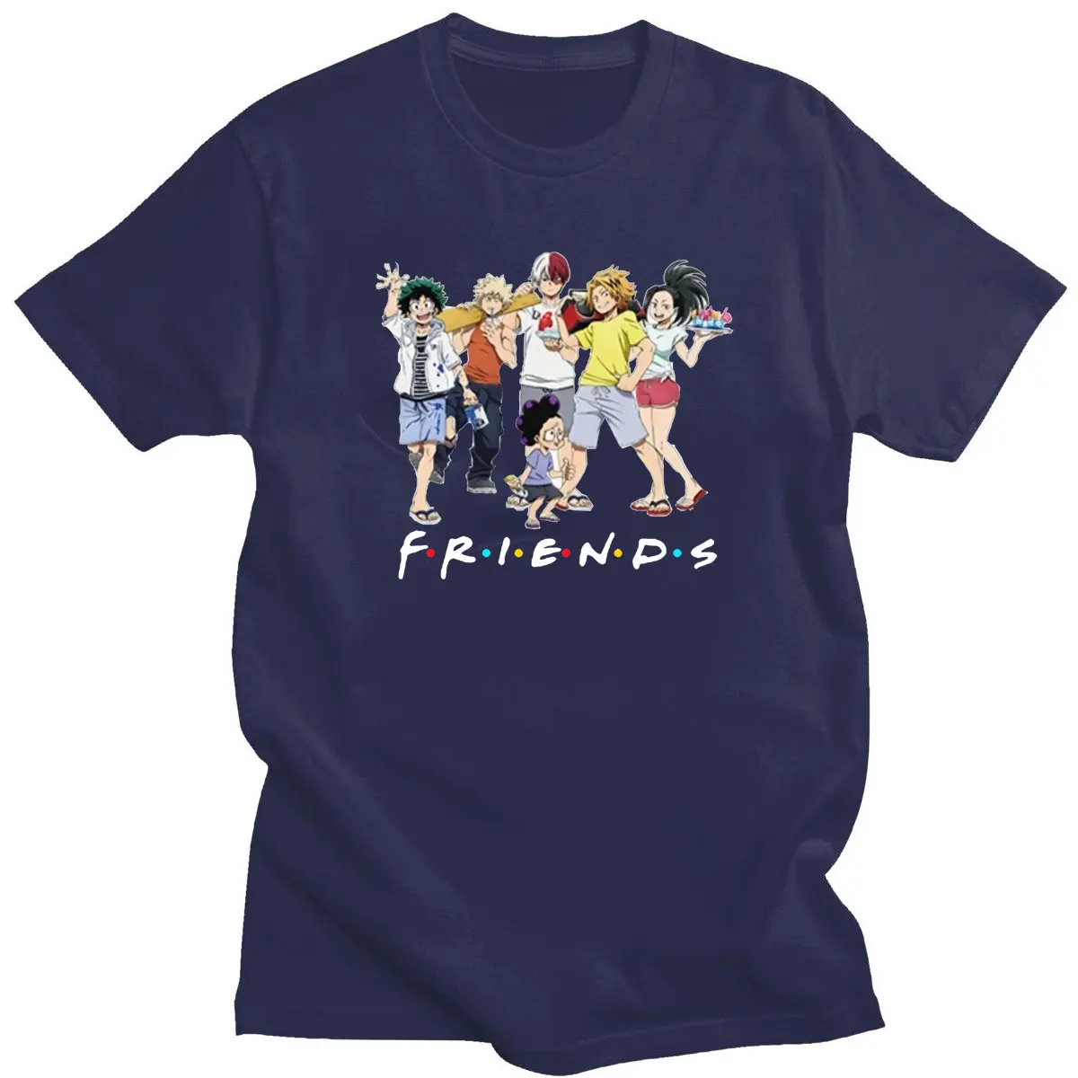 

Men's T Shirt My Hero Academia Printed T-shirt Vintage Oversized Cotton Fashion Casual Harajuku Loose Anime Clothes New Arrival
