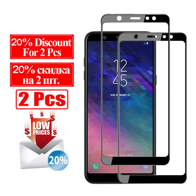 Защитное стекло для samsung galaxy a6 plus 2018 защита экрана samsun a6plus пленка gaxaly 6a закаленное