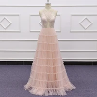 sj357 sexy a line pink shine diamond dress lace gowns backless simple bridal dresses