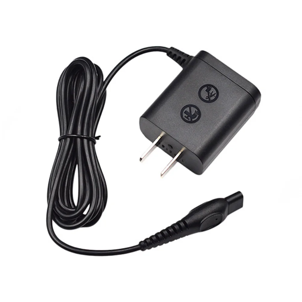 Overvoltage Protection Cable ABS Razor Charger Universal Wall Plug 5W Power Adapter Accessories Trimmer Black For Philips HQ850 |