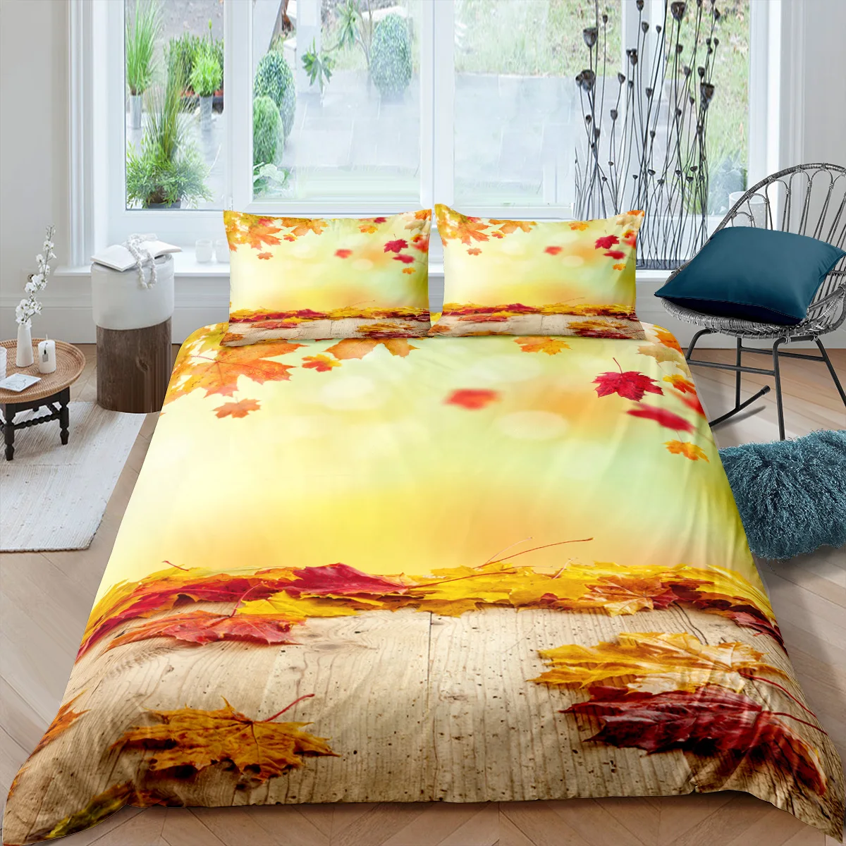 

Quilt Cover 3D Scenery Forest Printed Landscape Soft Bedding Sets Home Decor Duvet Cover Pillowcase Queen King Size