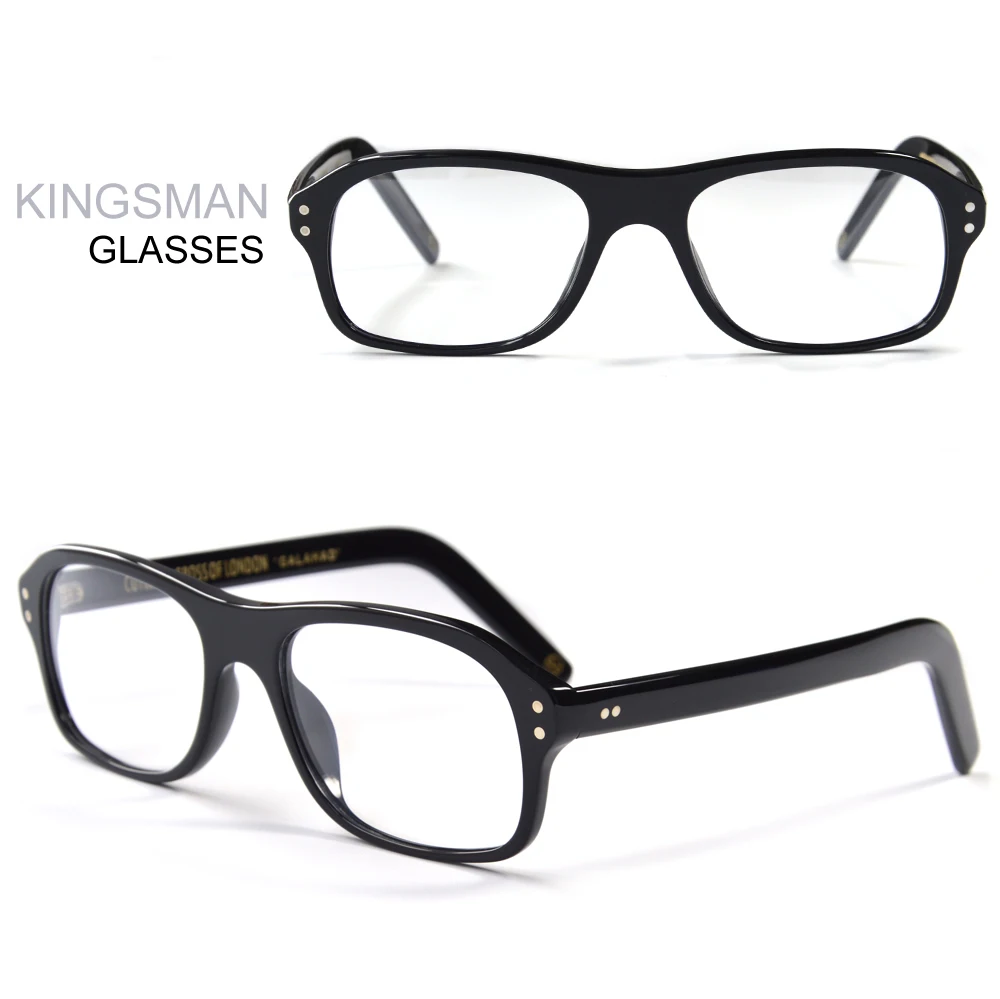 Kingsman очки золотой круг Секретная служба Kingsman очки Гарри эггси очки топ ацетатная оправа Британский Стиль очки