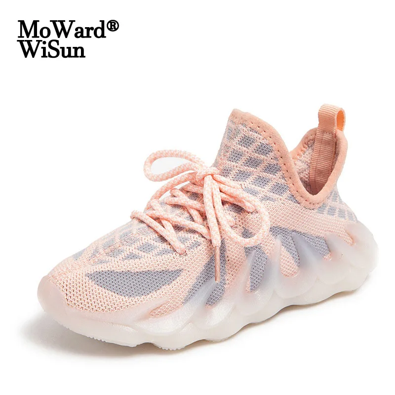 

Size 26-37 Chidren Casual Sneaker Unisex Breathable Non-slip Wear-resistant Sports Soft Bottom Shoes For Kids Boys Girls Baby