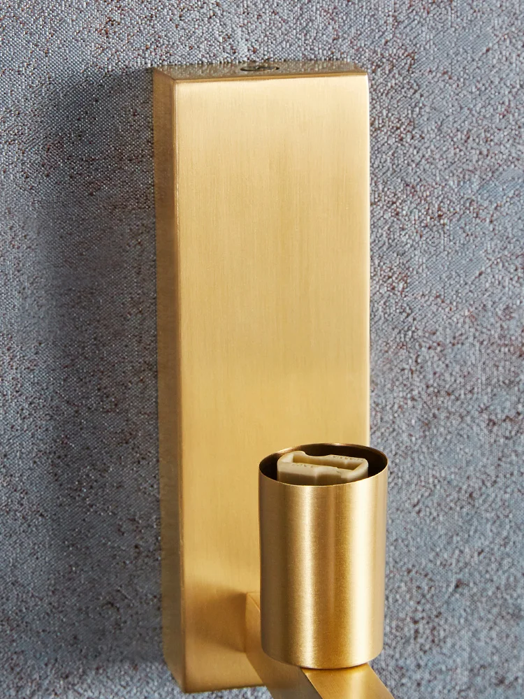 Новинка настенный светильник G9 светодиодный медный зеркальный античная латунь