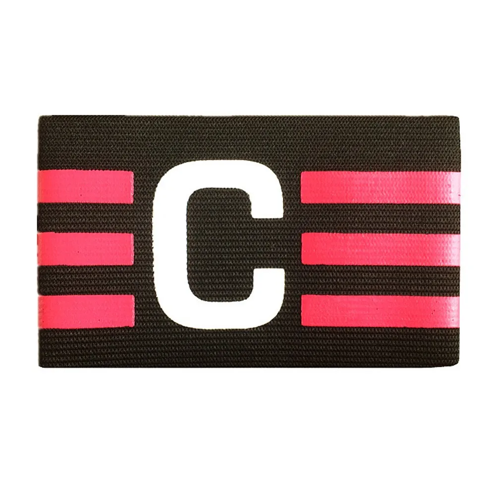 

1PC Armband Bright Color Captain Armband Fit For Adult Fluorescent Football Captain Armband For Soccer