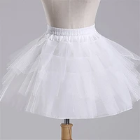children petticoats for flower girl dress tutu dresses short crinoline little girls kid underskirt one size