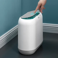 high end trash can with one touch to open push trash can living room bathroom kitchen trash can toilet paper basket 1