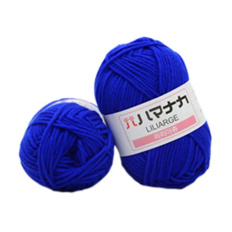 Молочная хлопчатобумажная пряжа бархатная шерсть супер мягкая для ручного