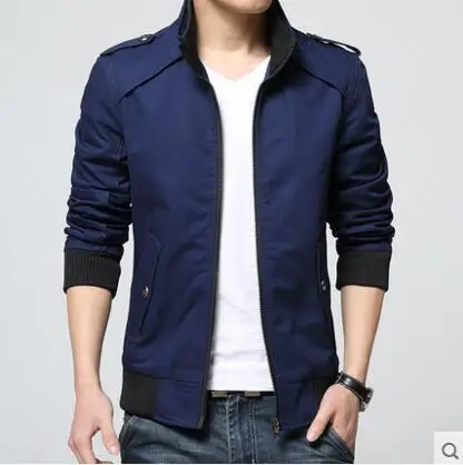 

men jacket 2020 new spring autumn men's cotton jackets and coats stand collar male casual overcoat thin outerwear