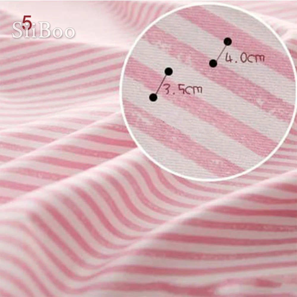 Пасторальный стиль Печать Розовый хлопок ткань для DIY аксессуары 100% tejido шитья на