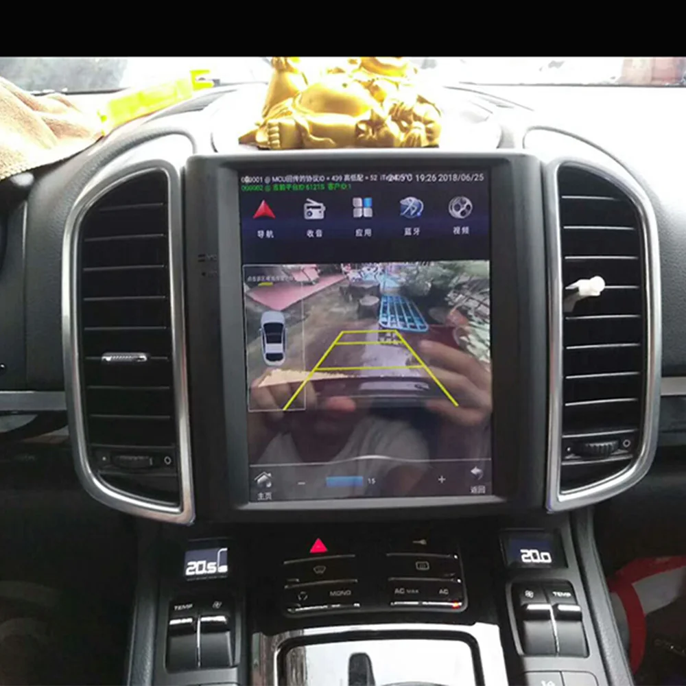 Автомобильный мультимедийный плеер ZJCGO стерео GPS радио-навигация навигация Android 9