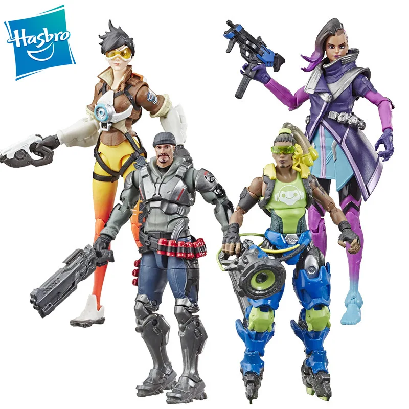 Коллекционная экшн фигурка 6 дюймов Hasbro Overwatch Ultimates Series Sombra Tracer Lucio Blackwatch Reyes (Reaper)