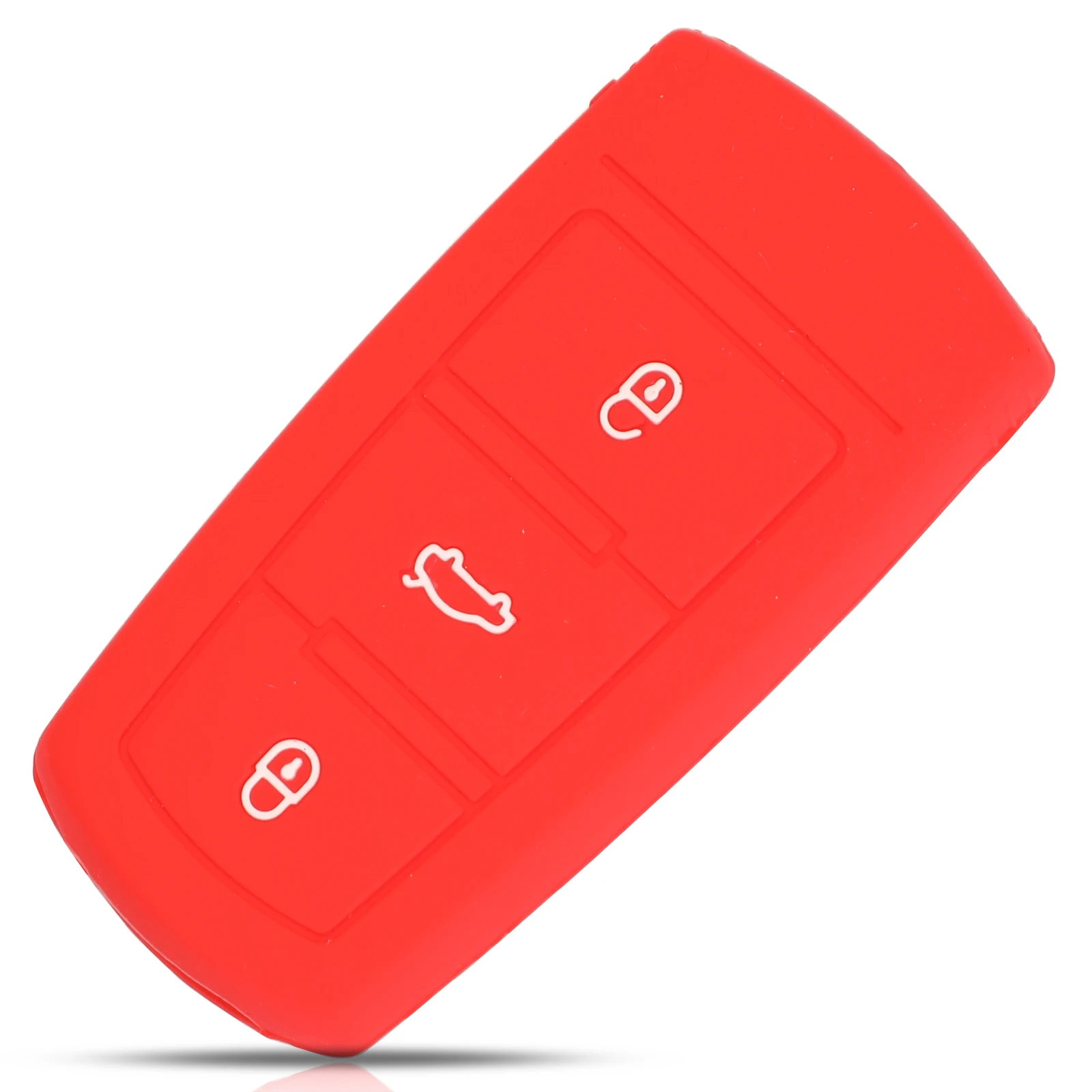 

kuteryFor Volkswagen VW Golf 4 5 6 7 Mk7 Passat B5 B6 B8 B7 Polo Sharan Beetle Jetta 3BTN Cololful Silicone Remote Car Key Case
