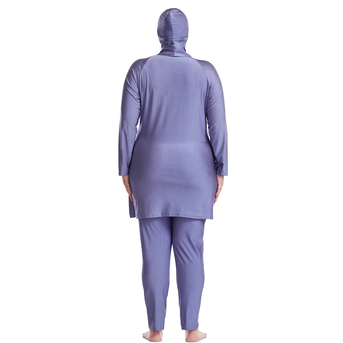 Женский Мусульманский купальник с полным покрытием хиджаб + блузка леггинсы 3 шт.