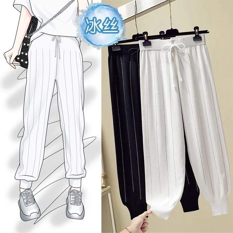 Европейские свободные брюки для женщин весна-лето 2020 новые тяжелые вертикальные