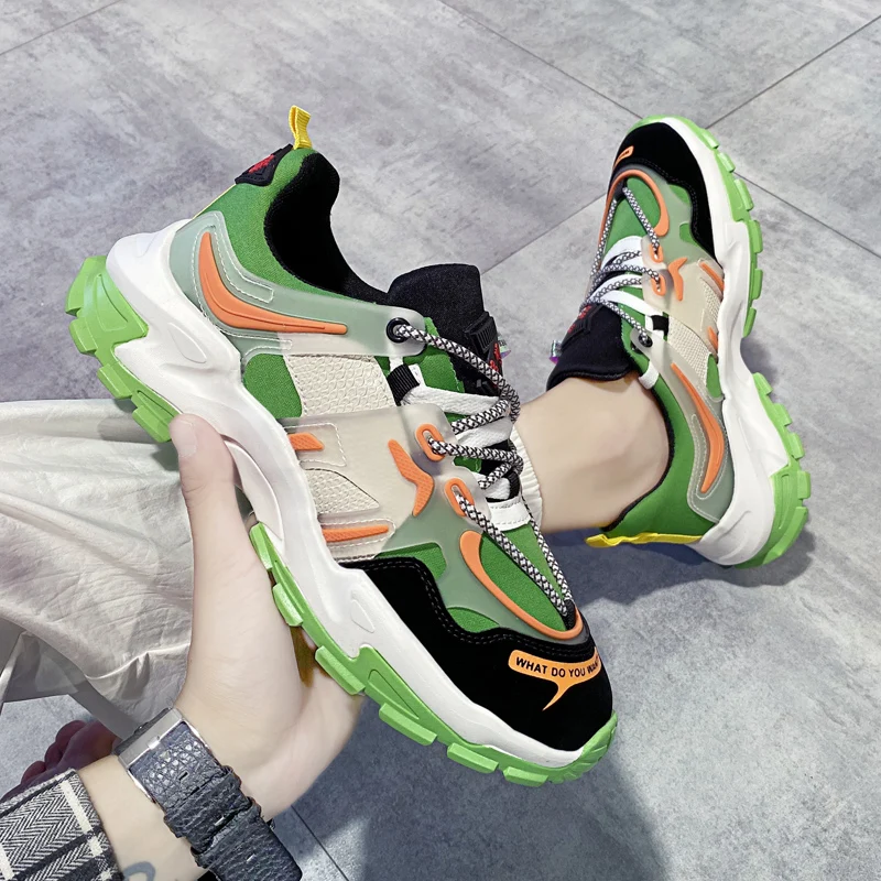 

Кроссовки мужские сетчатые на шнуровке, повседневные дышащие удобные кеды, нескользящая спортивная обувь на плоской подошве