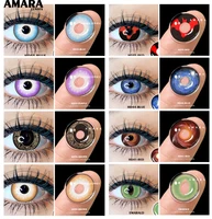 AMARA Color Contact Lenses For Eyes Anime Cosplay Colored Lenses Blue Green Multicolored Lenses Contact Lens Beauty Makeup