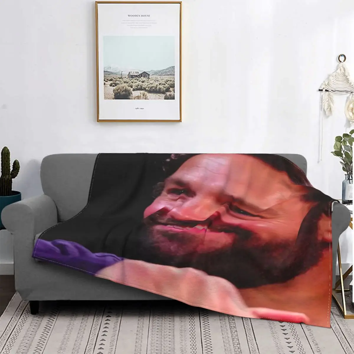 

Rudnisky-Manta a cuadros para cama, manta Kawaii de felpa de Anime, colchas para camas