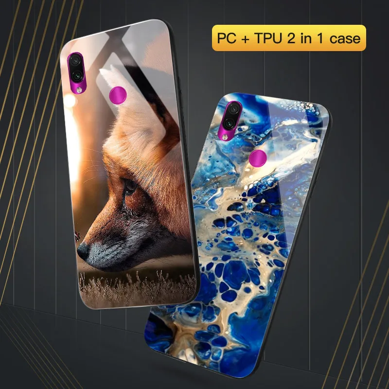 Глянцевый чехол из поликарбоната и термополиуретана для Xiaomi mi 9T 9 8 SE Lite красный K20