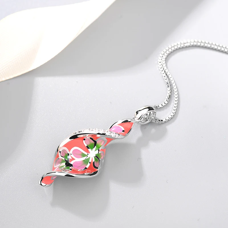 DIY подарок как конфеты номер 8 Форма 925 стерлингового серебра картина узор Розовый