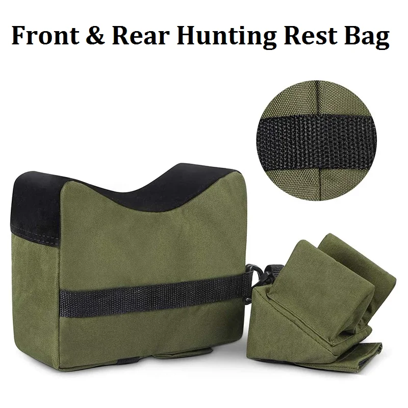 

FS M21 Sniper Shooting Bag Gun Front Rear Bags Rest Target Stand Rifle Support Sandbag Bench Unfilled Outdoor Hunting Accessorie